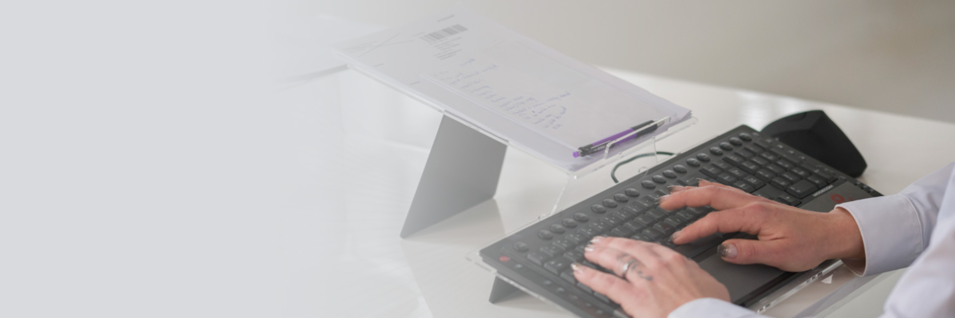Ergonomic Document Holder and Keyboard Stand