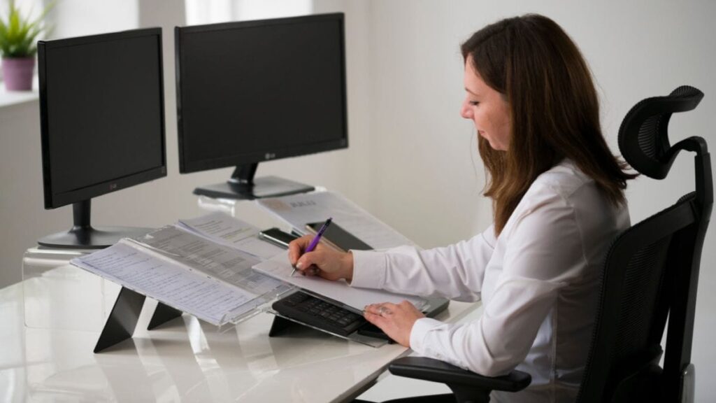 Ergonomic Document Holder and Keyboard Stand
