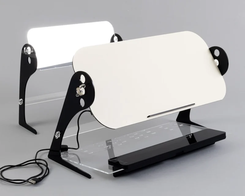 Elitype MIRROR with negative keyboard tilt